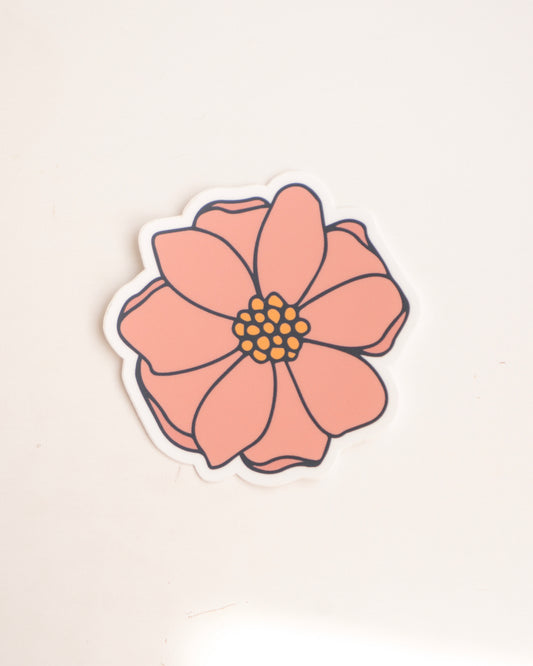 Pink Desert Marigold Sticker