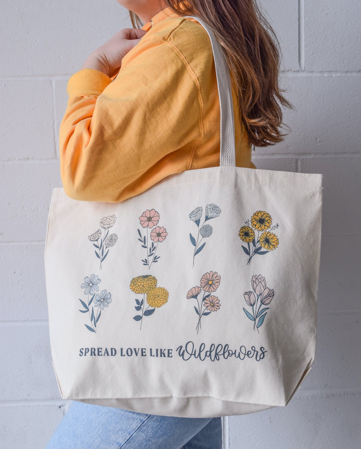 Wildflower Jumbo Tote Bag