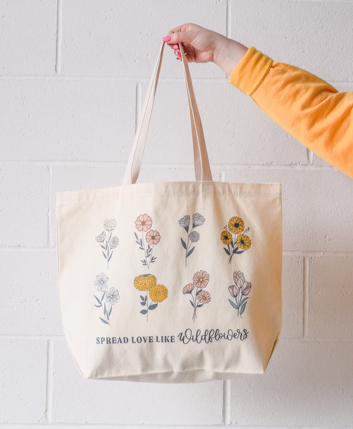 Wildflower Jumbo Tote Bag