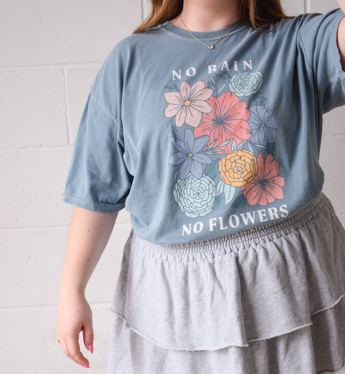 No Rain, No Flowers Graphic Tee