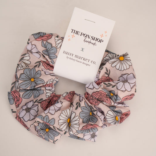 Marie Floral Oversized Scrunchie