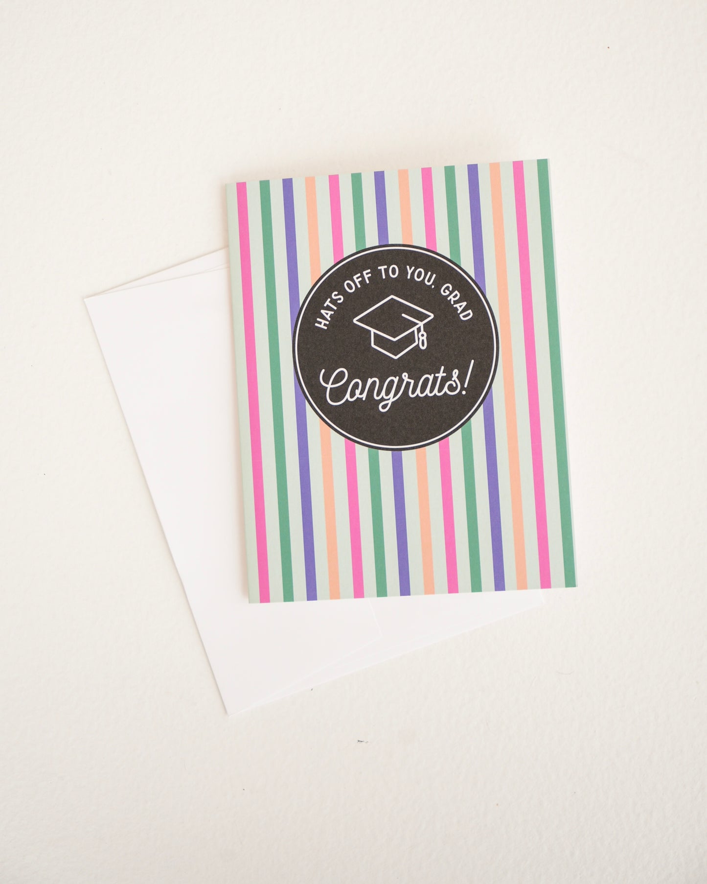 Hats Off Grad Graduation Greeting Card