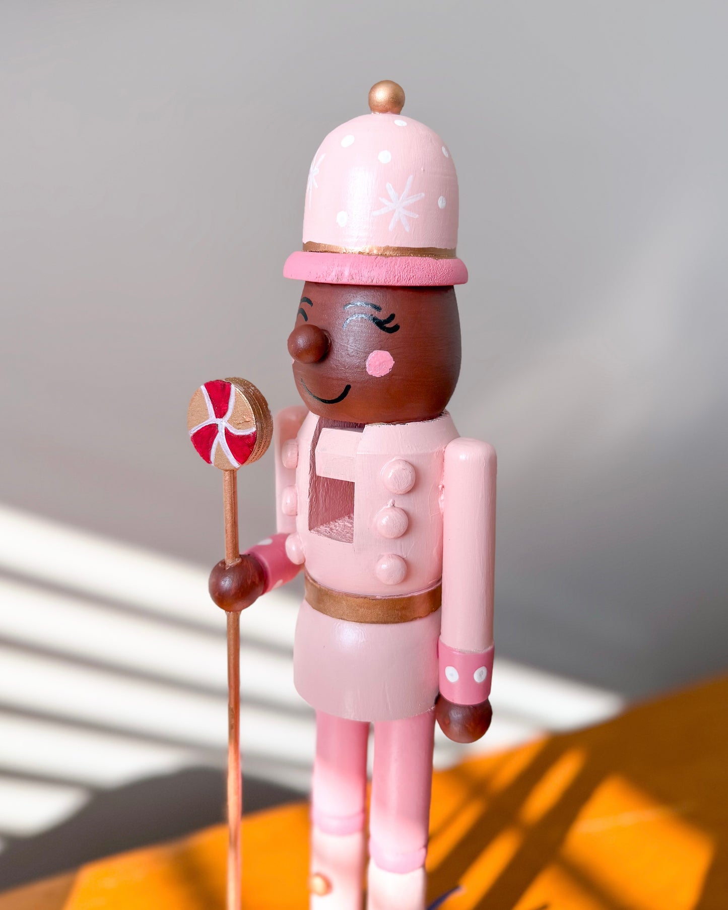 "Peppermint" Hand Painted Nutcracker - 14"