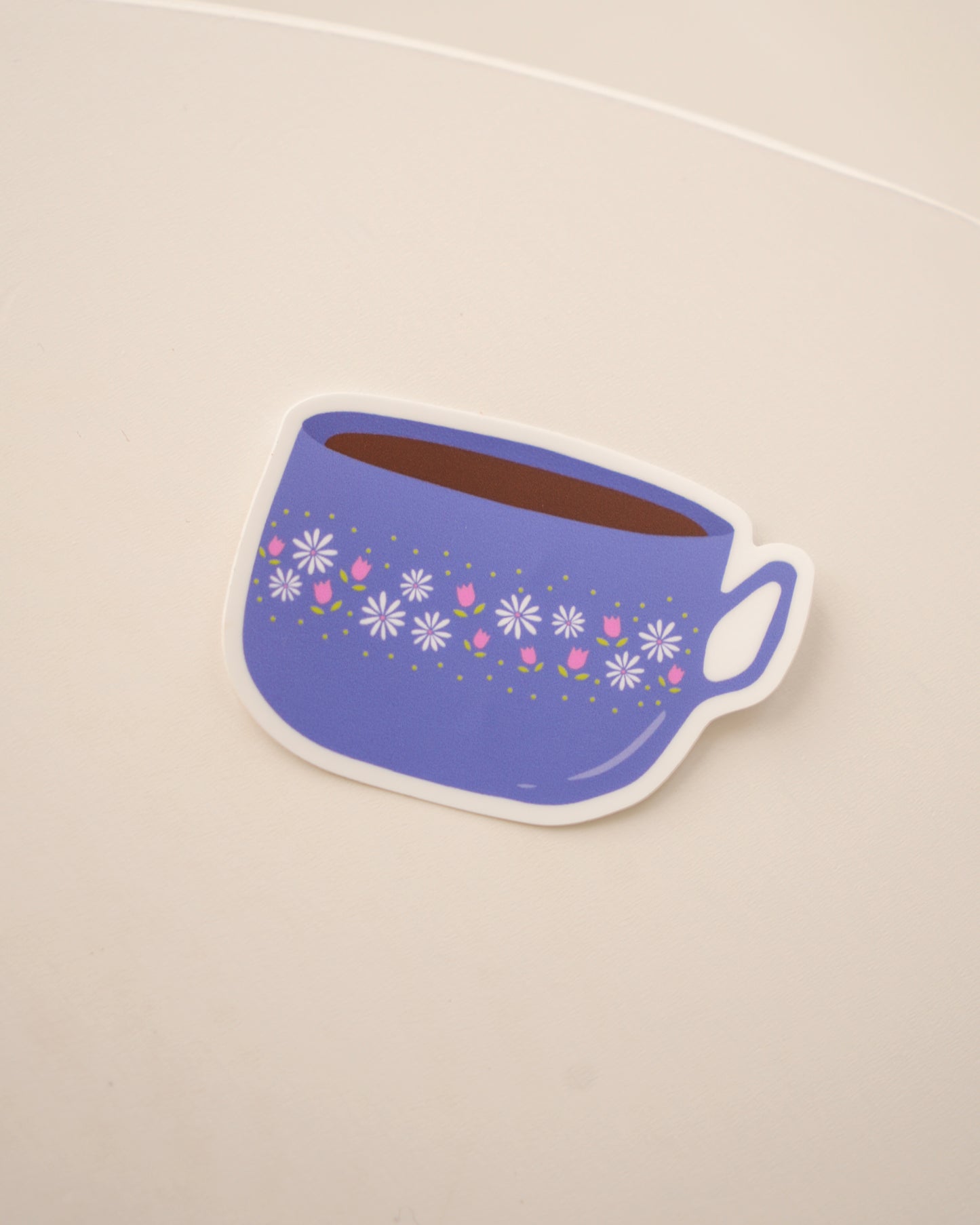 Coffee Cup Sticker - January Monthly Mini Collection