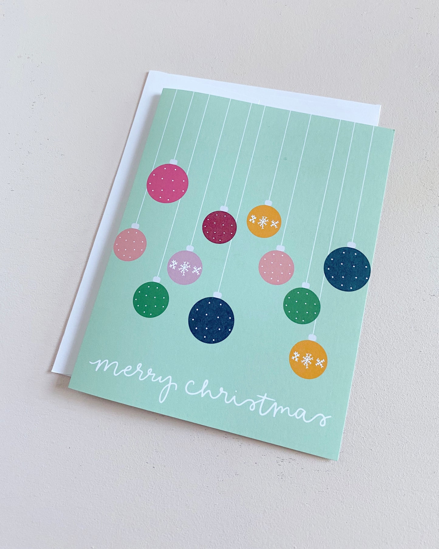 Christmas Ornaments Greeting Card