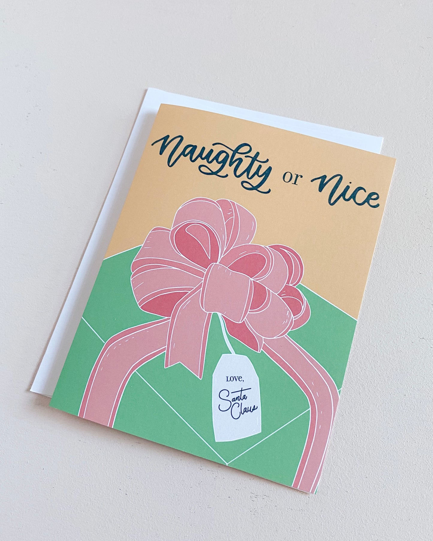 Naughty or Nice Greeting Card