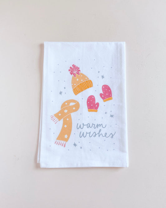 Warm Wishes Tea Towel