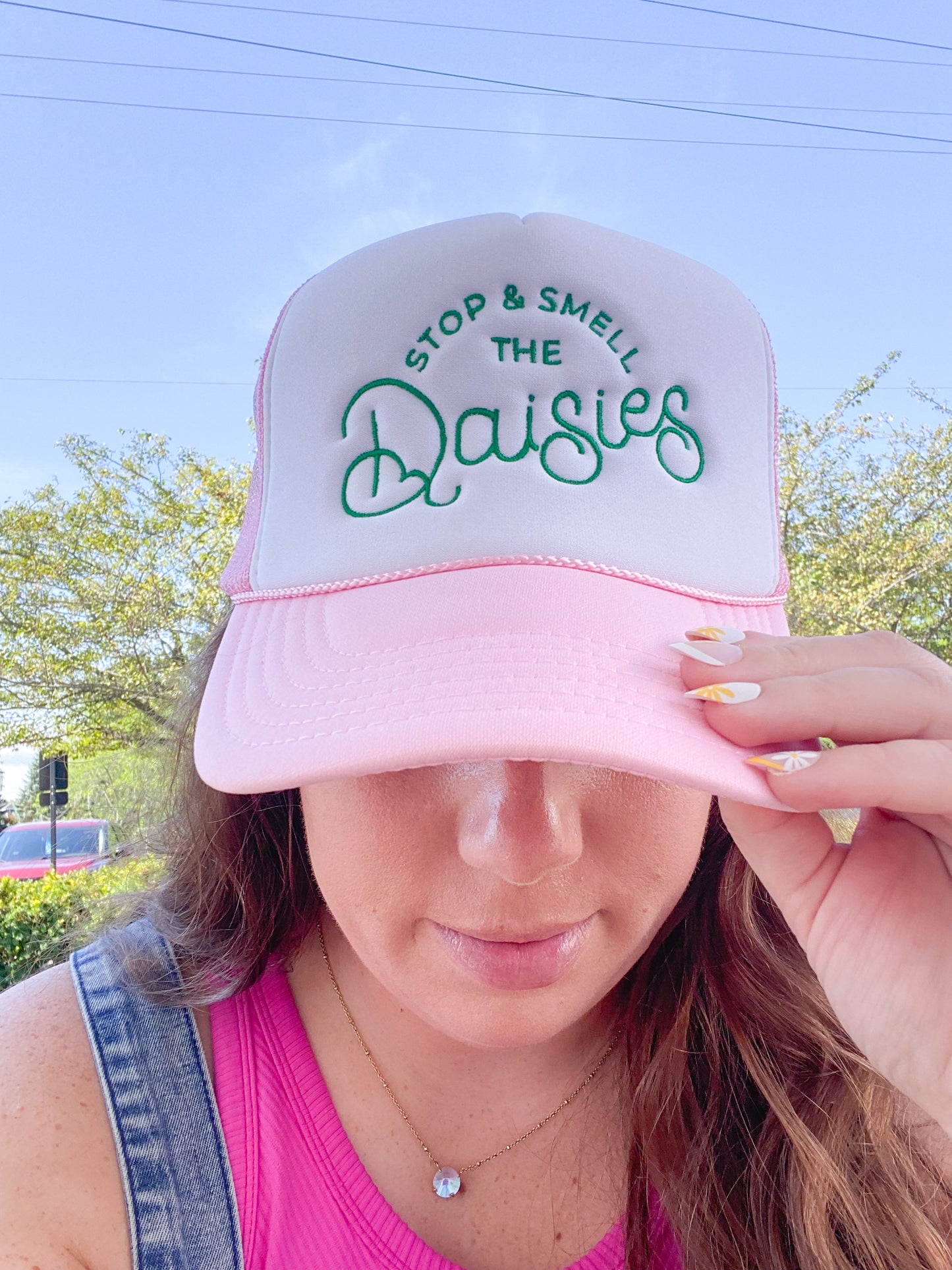 Stop & Smell the Daisies Trucker Hat