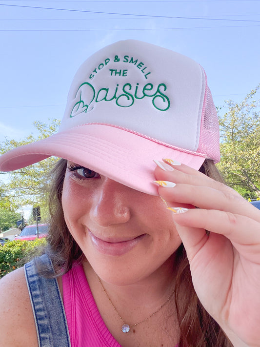 Stop & Smell the Daisies Trucker Hat