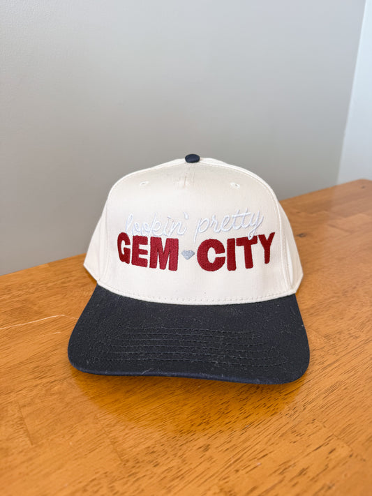 Lookin' Pretty Gem City Dayton Embroidered Hat