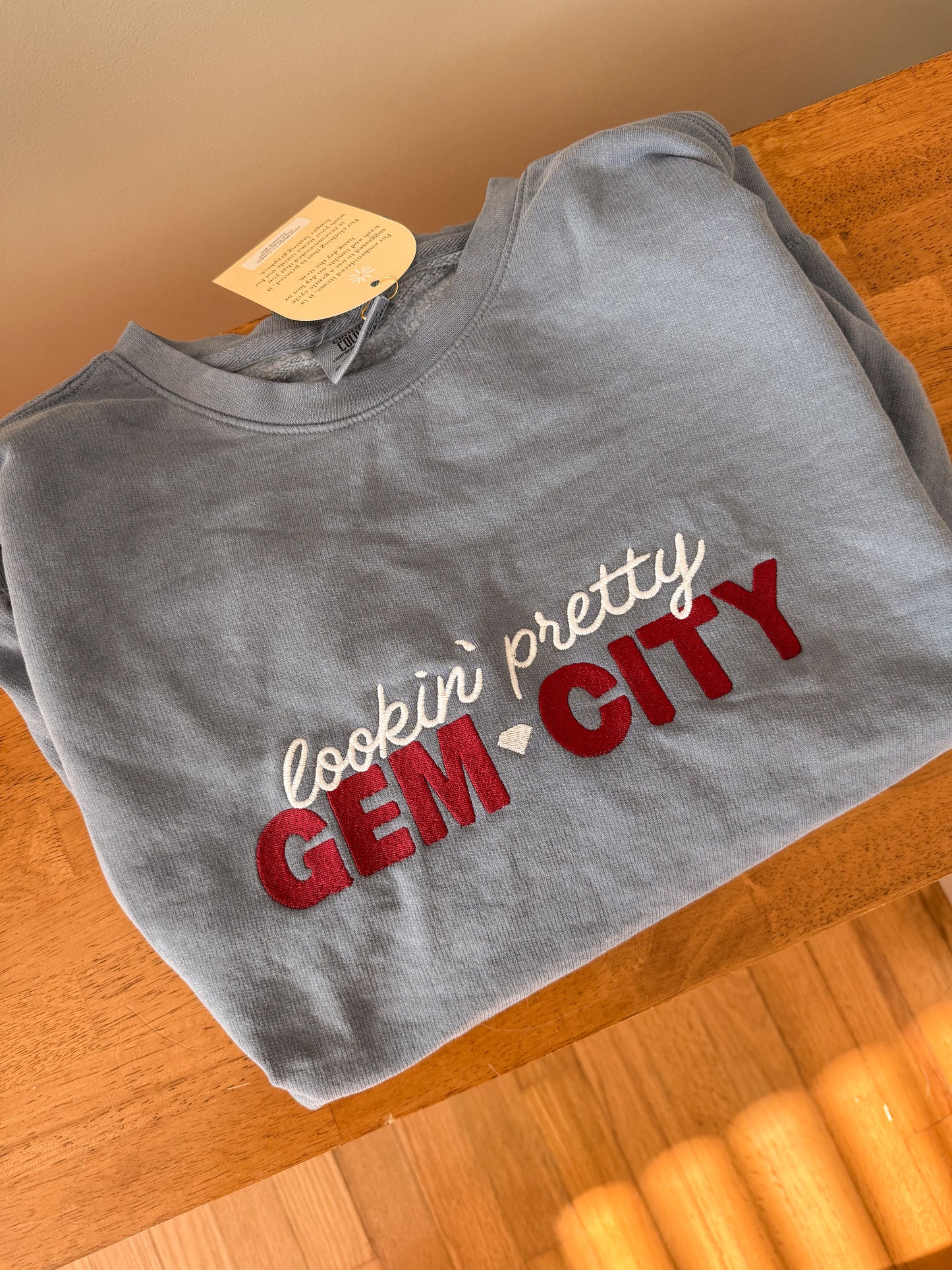 Lookin' Pretty Gem City Dayton Comfort Colors Crewneck