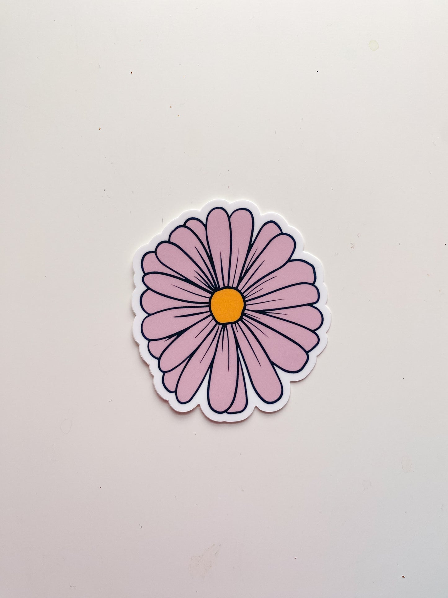 Purple Daisy Sticker