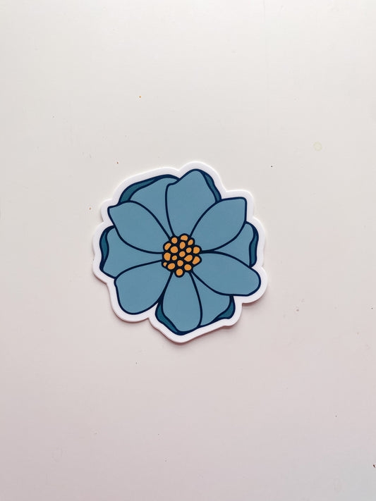 Blue Desert Marigold Sticker