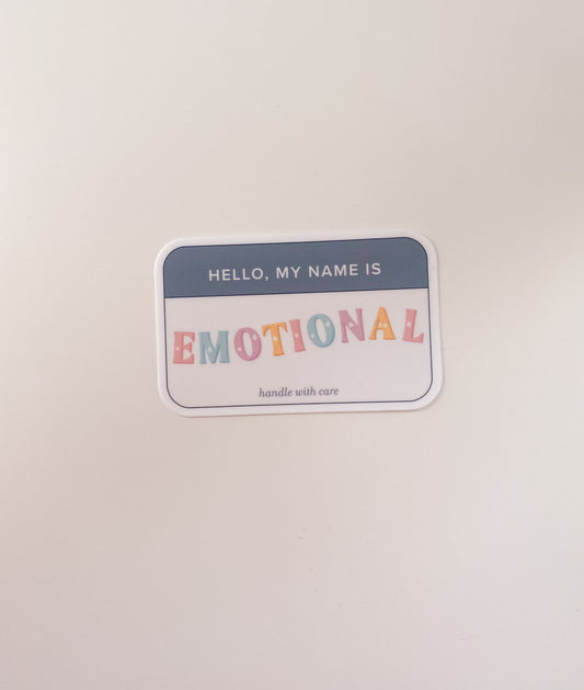 Emotional - Handle with Care Sticker