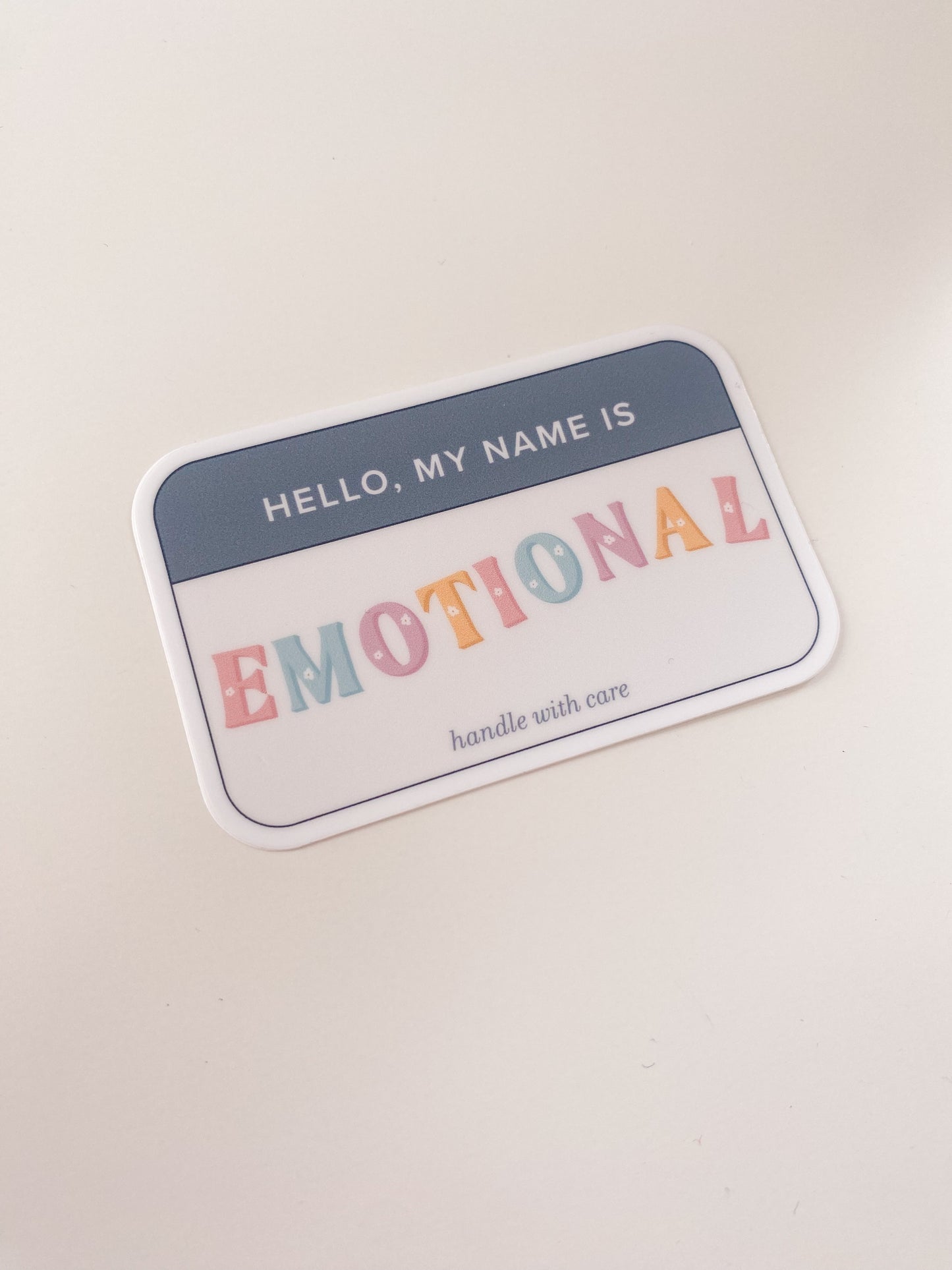 Emotional - Handle with Care Sticker