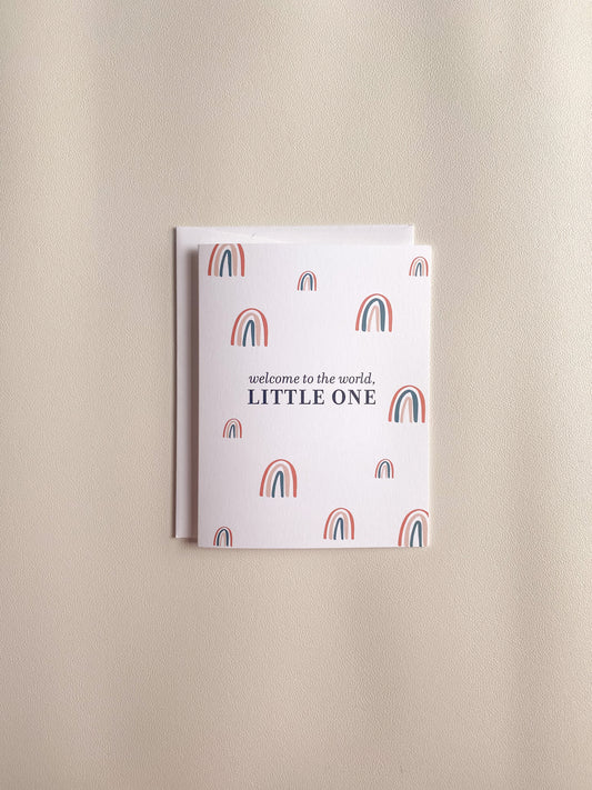 Little Rainbow Baby Greeting Card