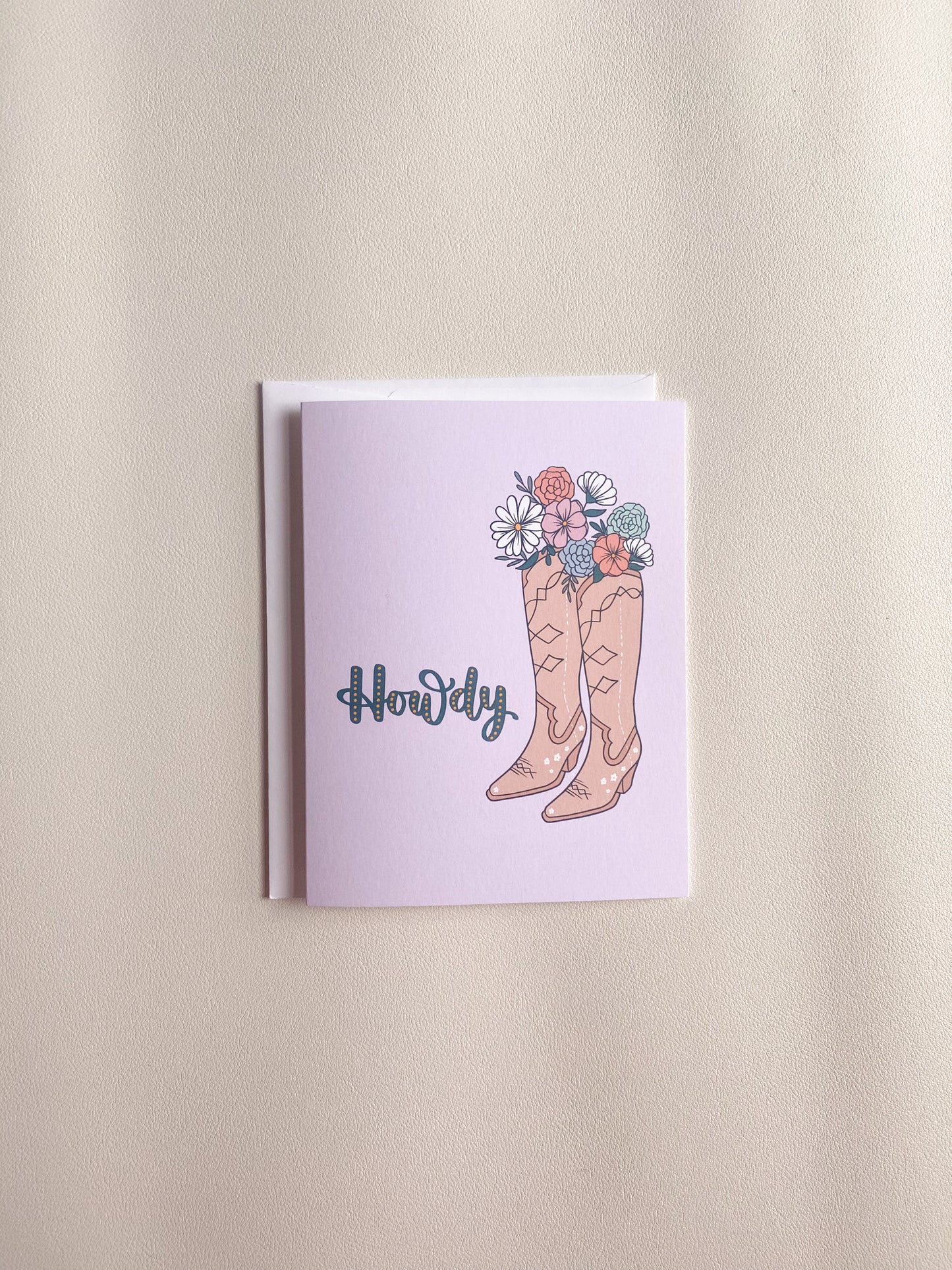 Howdy Greeting Card