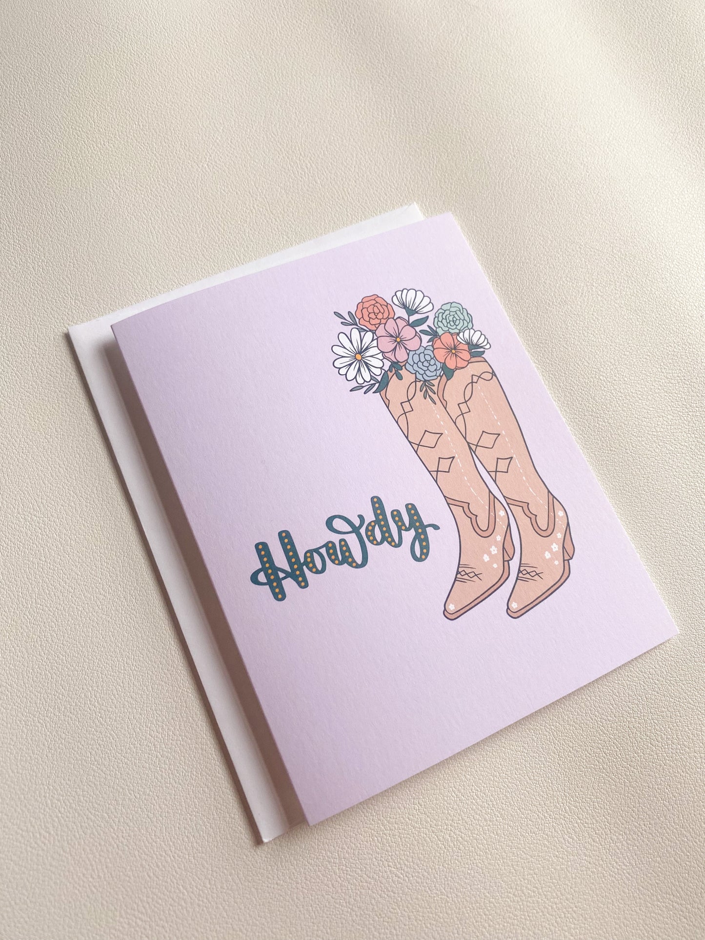 Howdy Greeting Card