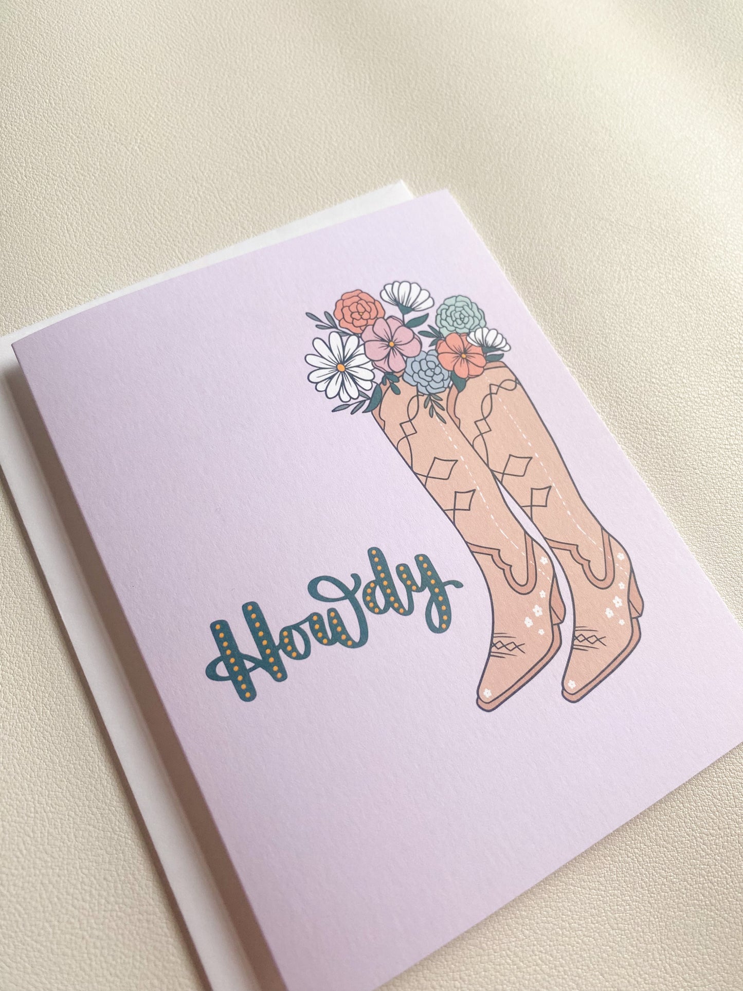 Howdy Greeting Card