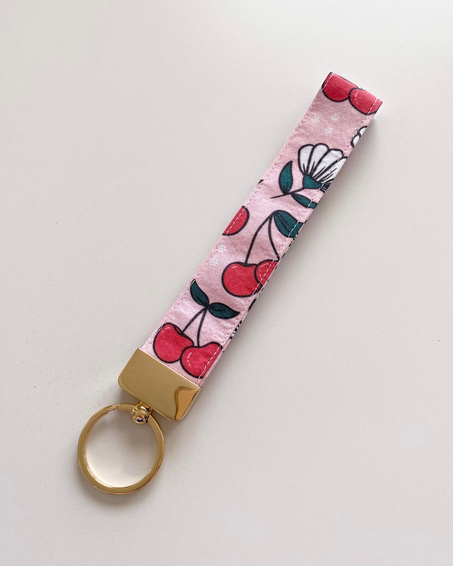 Cherries Key Fob Wristlet