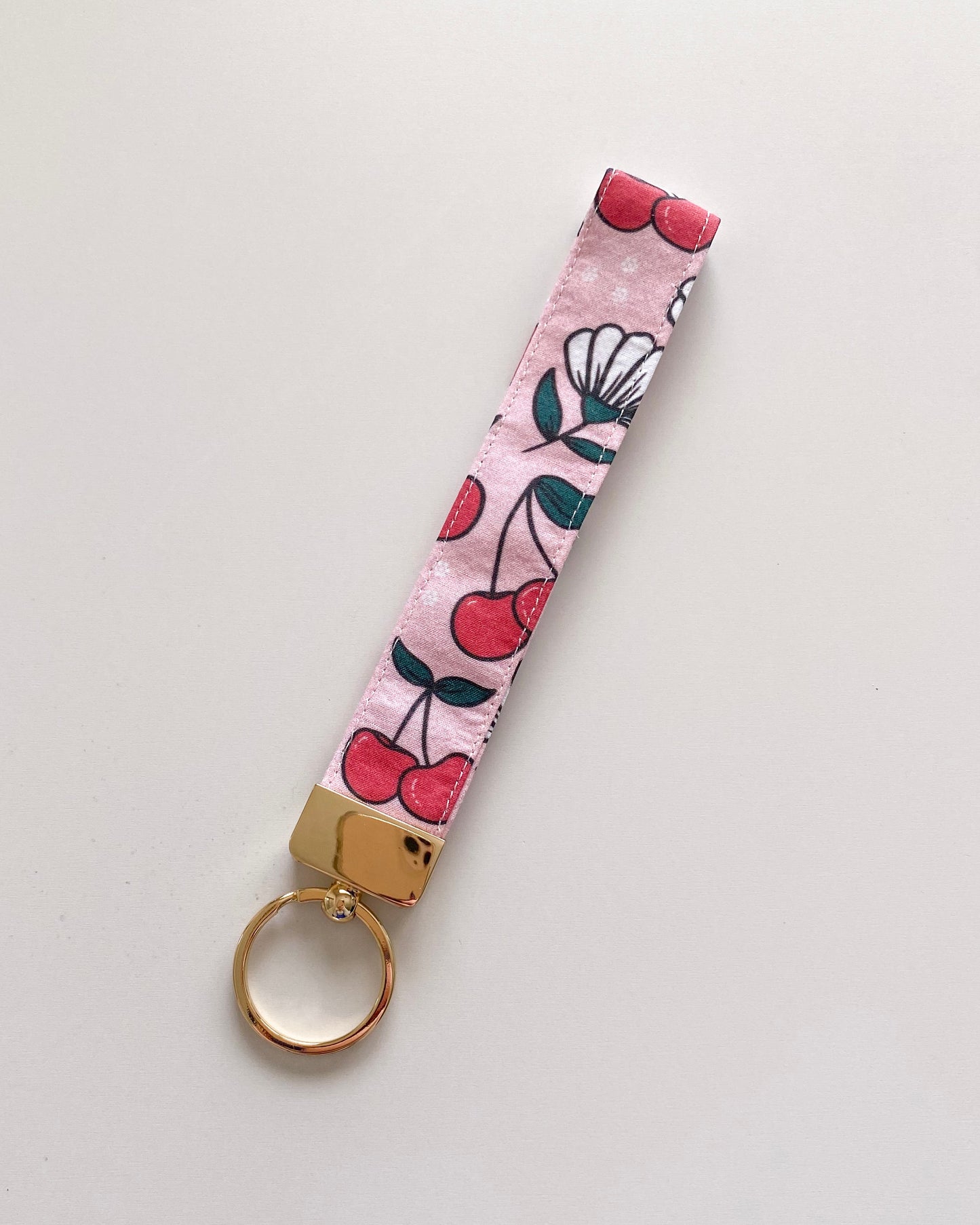 Cherries Key Fob Wristlet