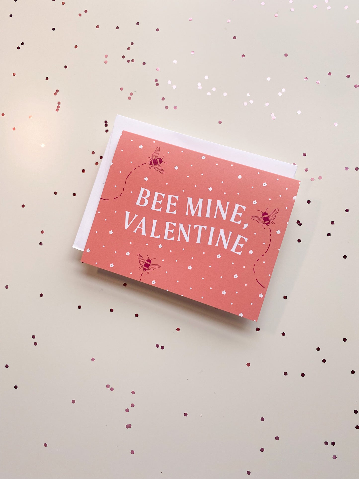 Bee Mine Valentine Greeting Card