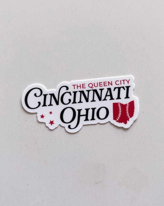 Queen City Cincinnati Sticker