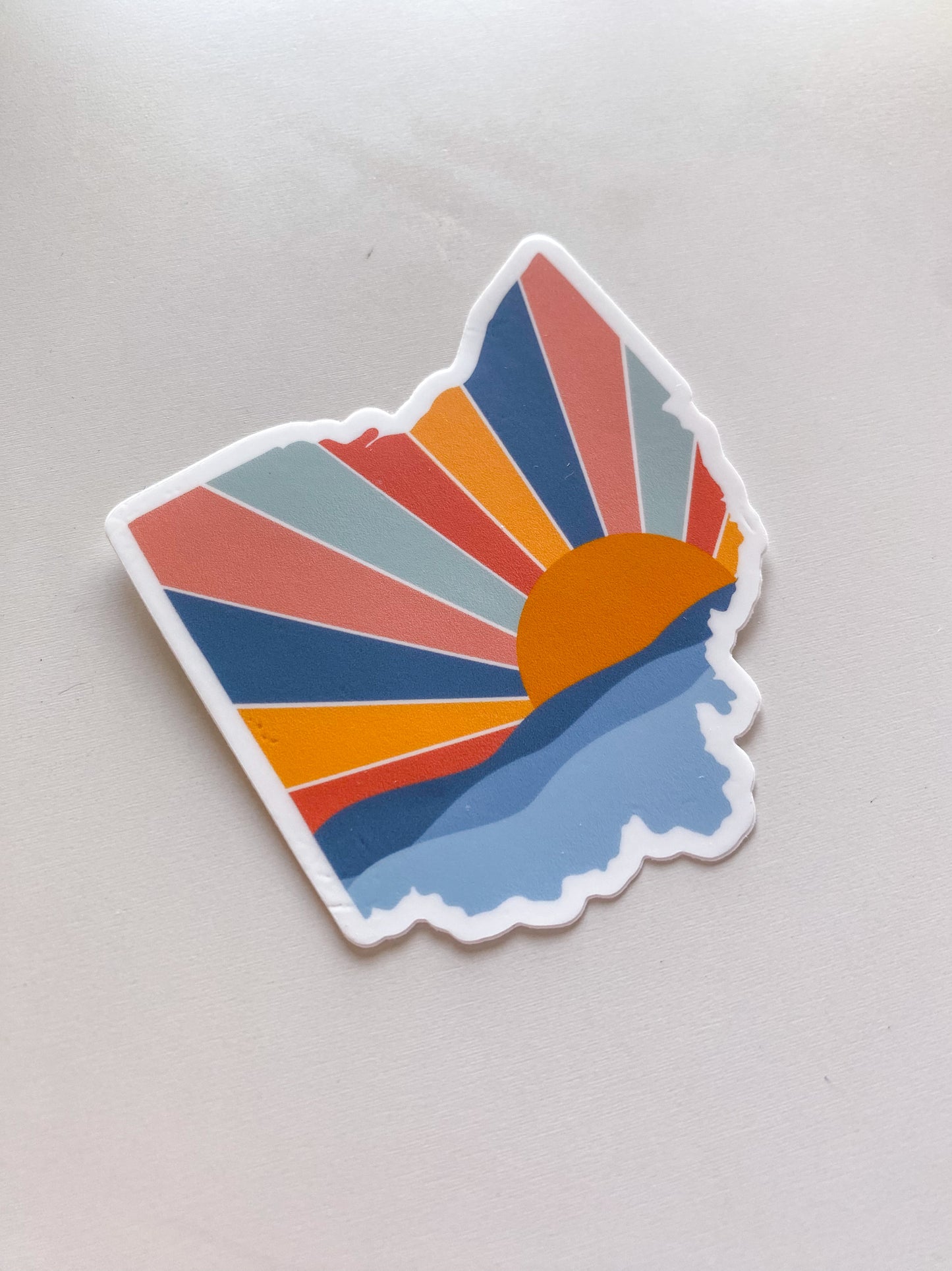 Lake Sunset Sticker