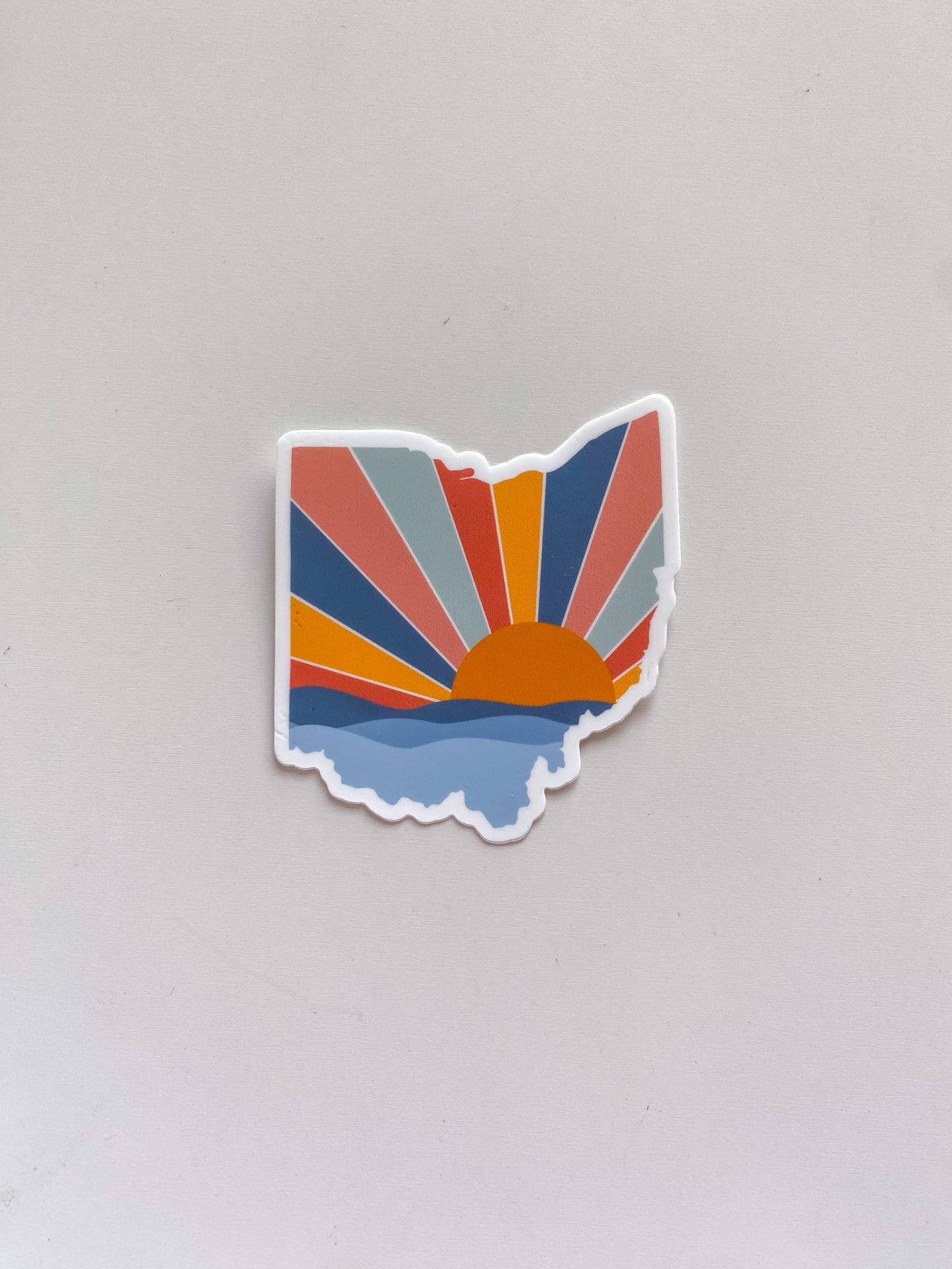 Lake Sunset Sticker