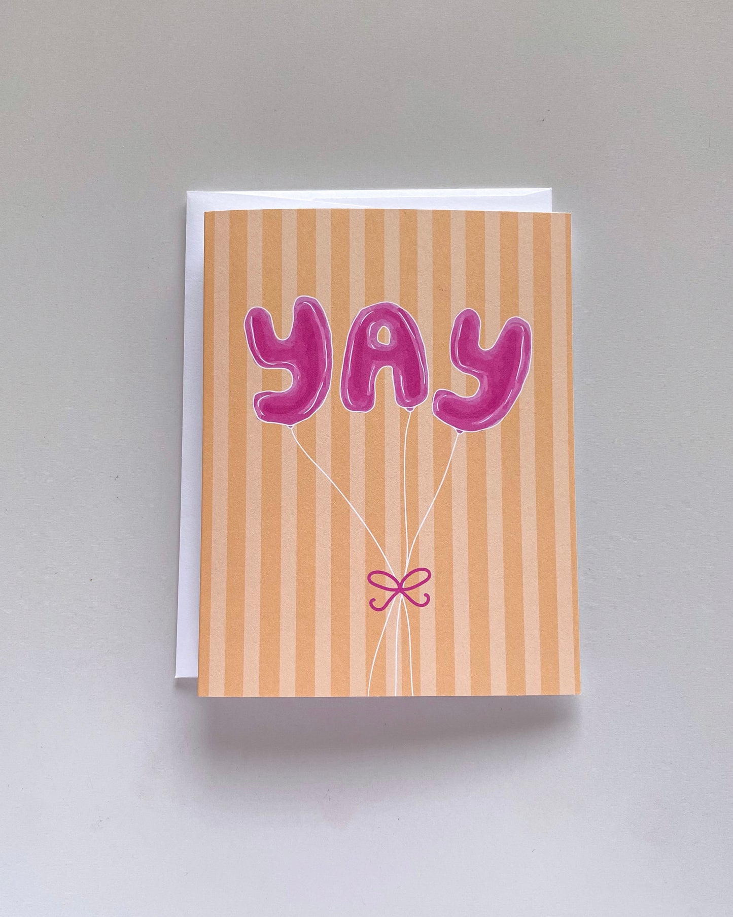 Yay Balloon Greeting Card