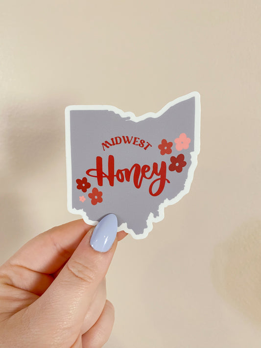 Buckeye Midwest Honey Sticker