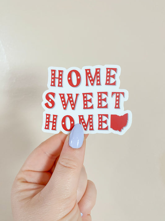 Home Sweet Home Ohio Sticker