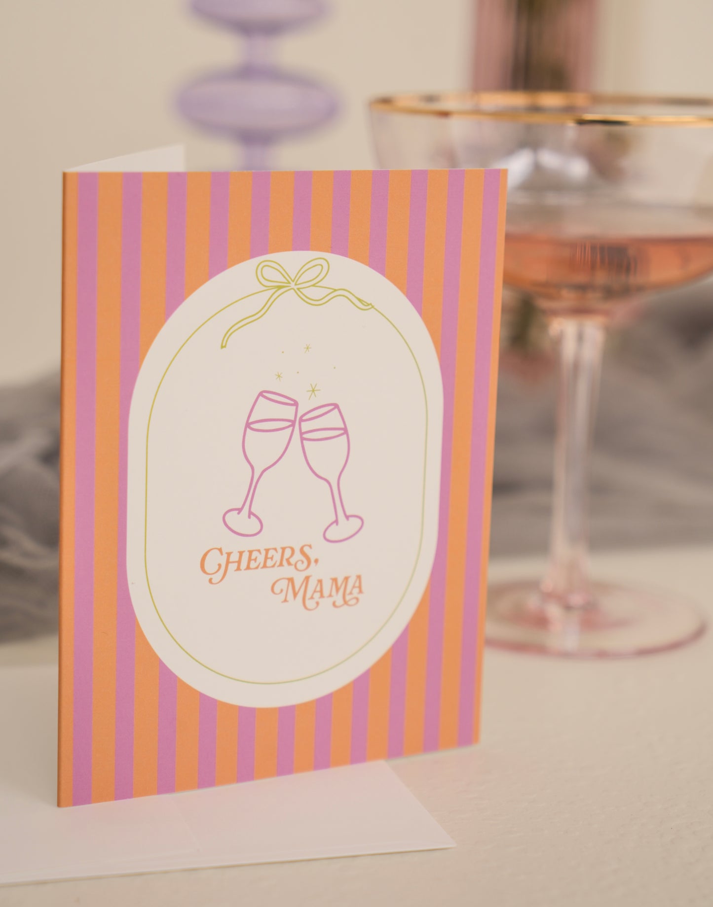 Cheers Mama Greeting Card