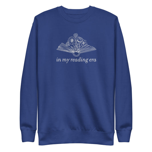 In My Reading Era Embroidered Crewneck