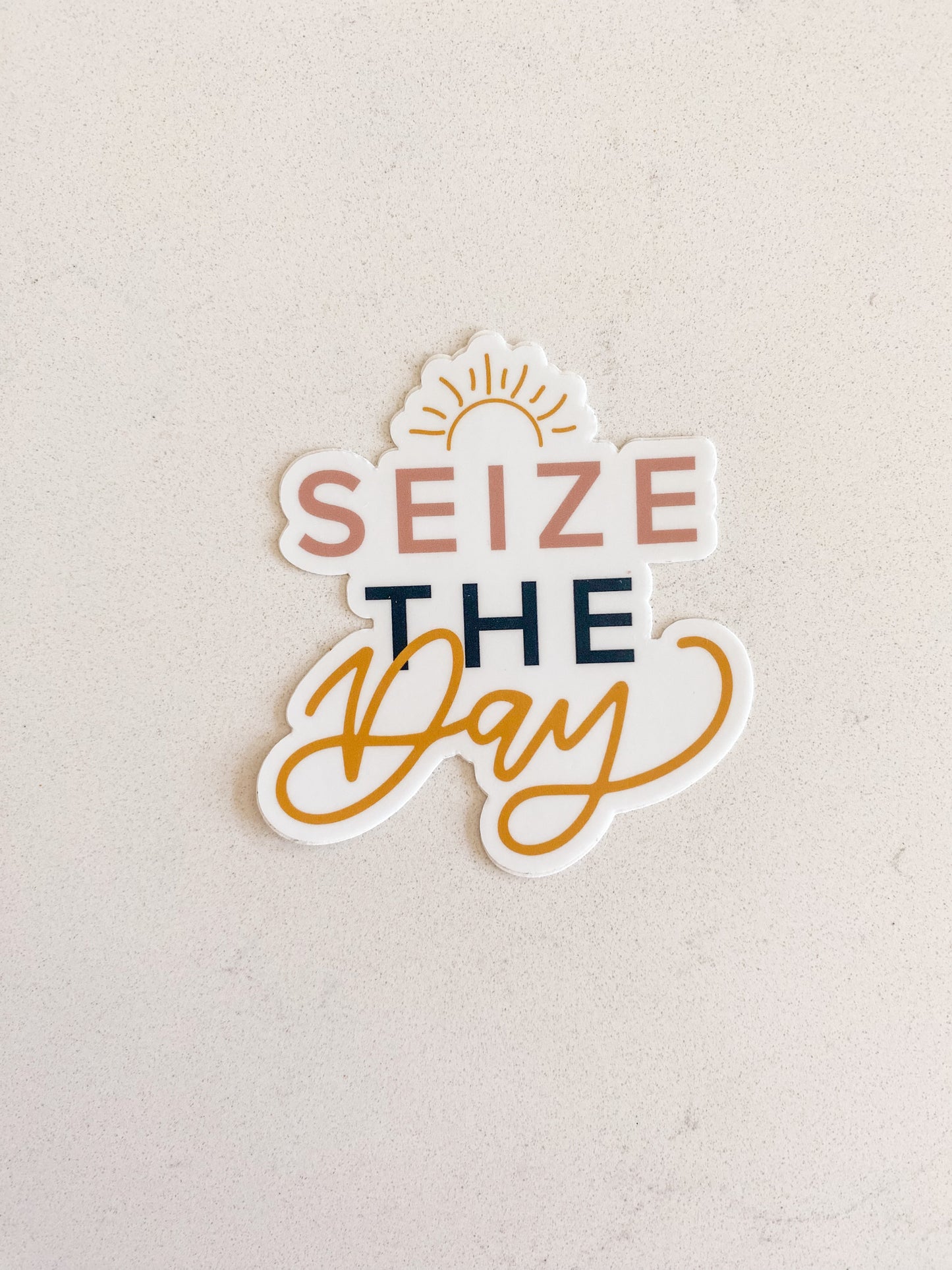 Seize the Day Sticker