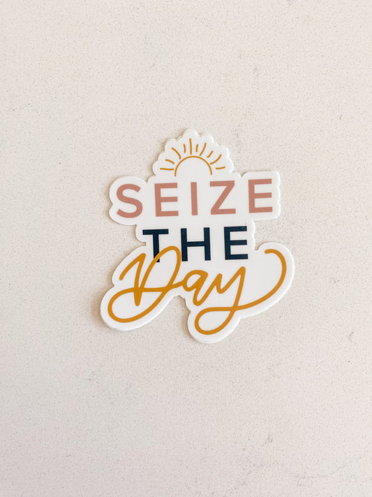 Seize the Day Sticker