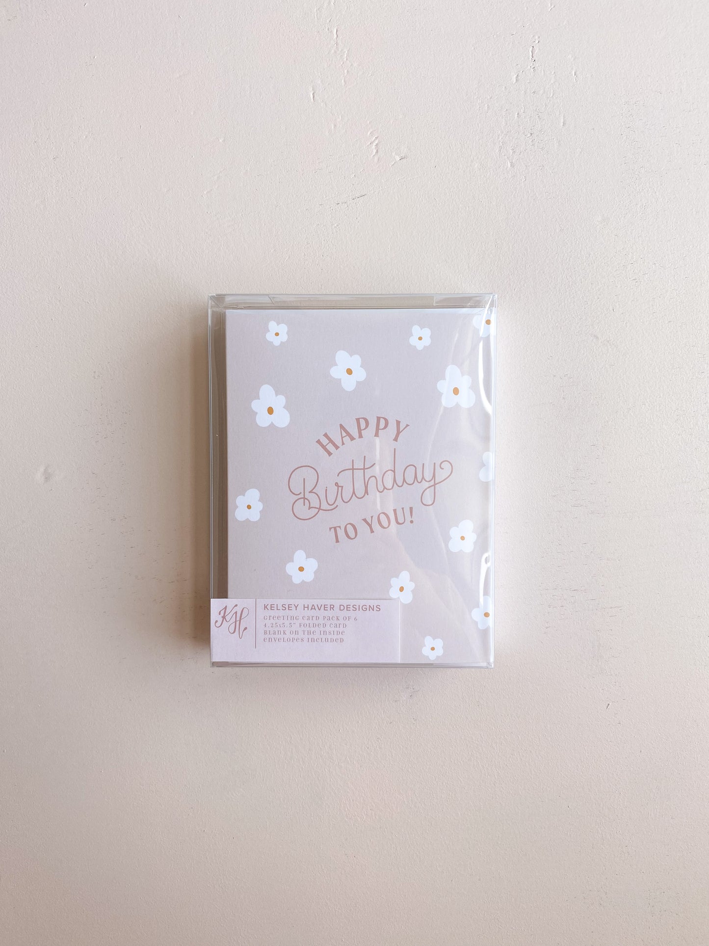 Daisy Birthday Boxed Card Set of 6