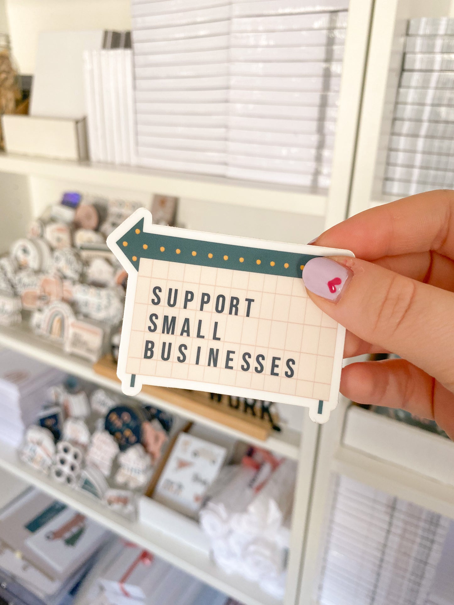 Support Small Businesses Sticker