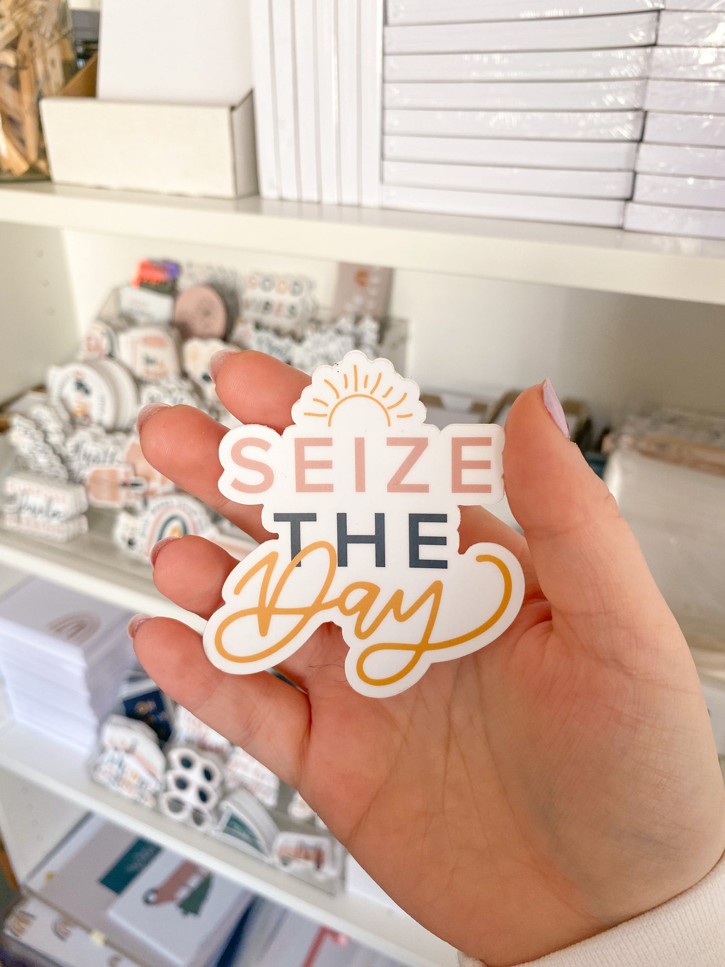 Seize the Day Sticker