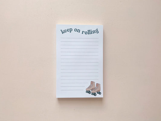 Keep on Rolling Notepad
