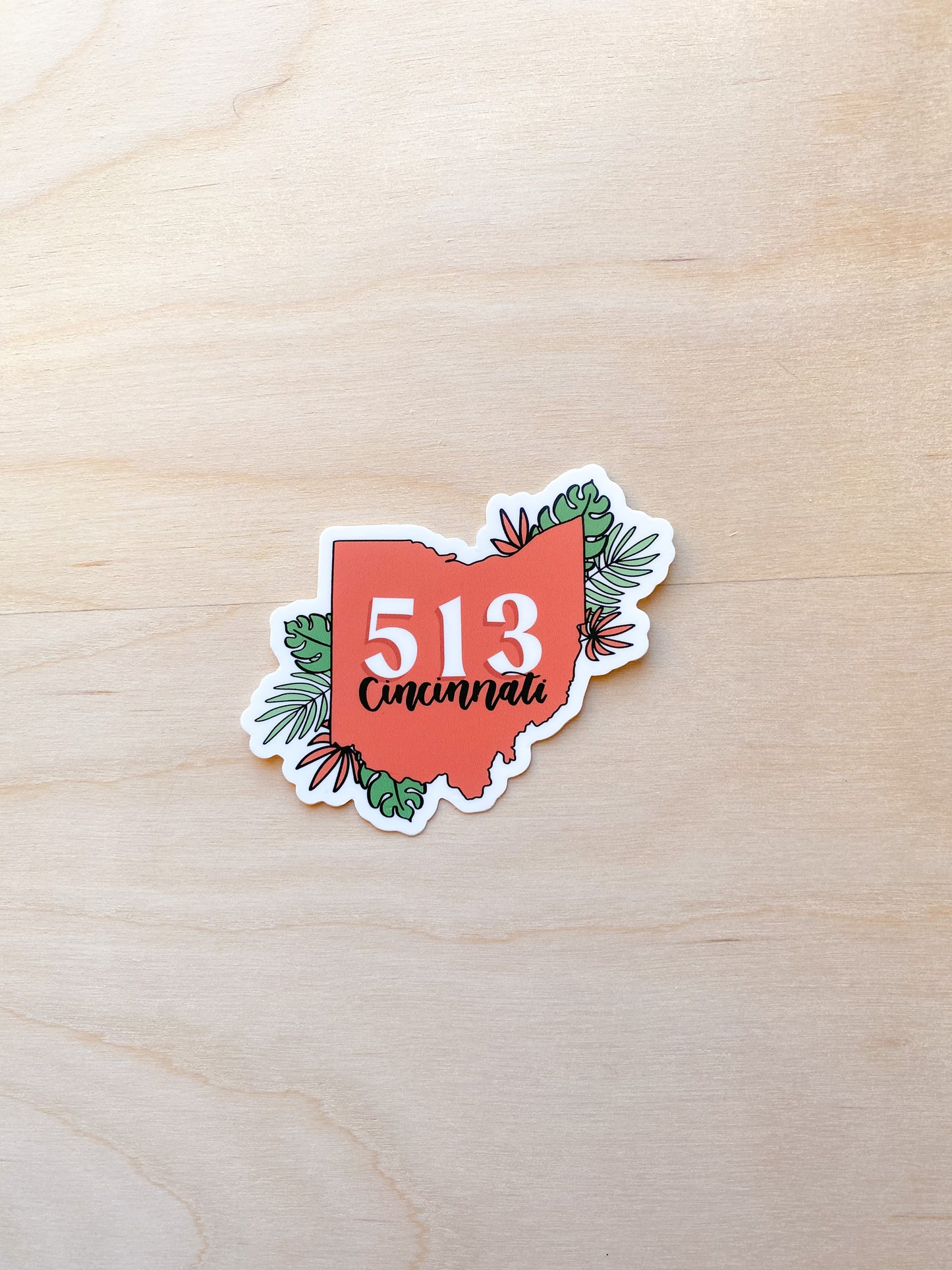 Cincy Jungle Botanical Sticker