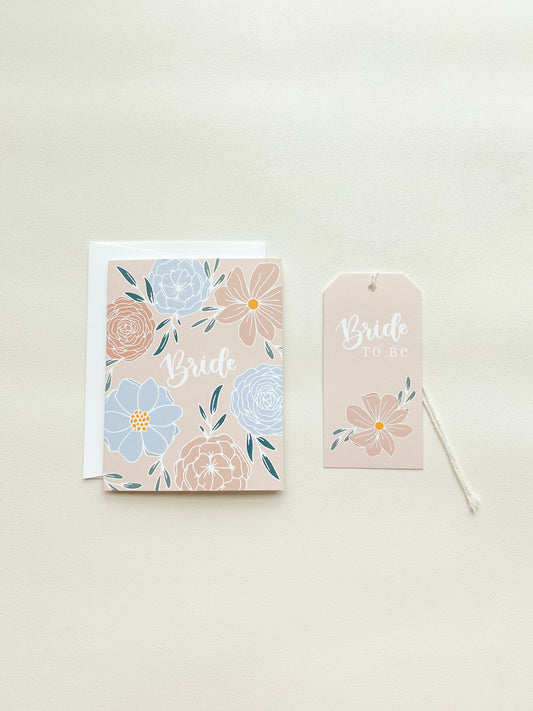 Bride Card + Gift Tag Set