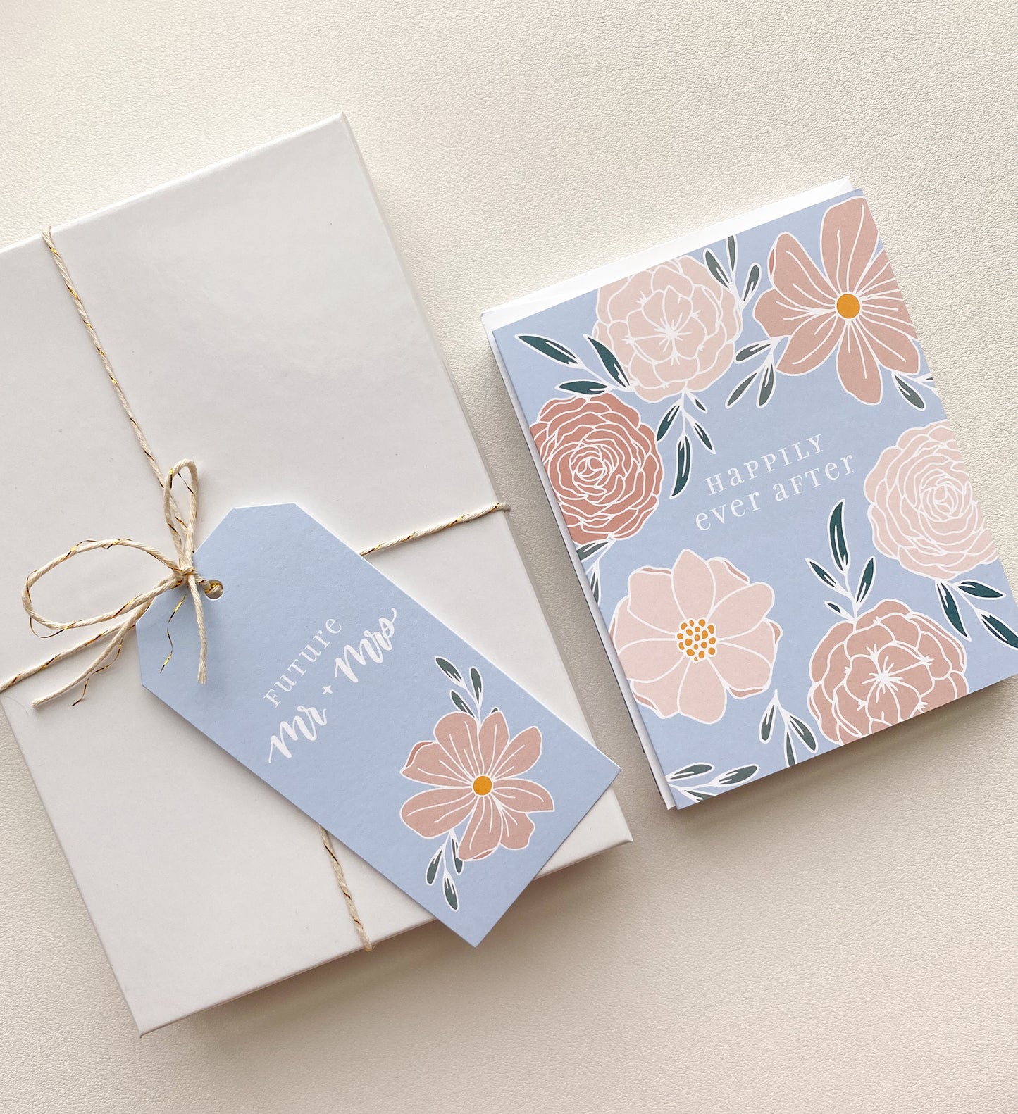 Happily Ever After Card + Gift Tag Set