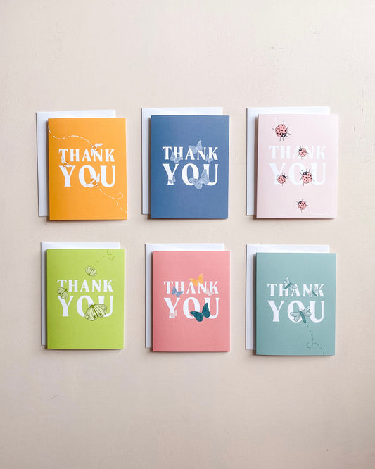 Thank You Boxed Card Set of 6