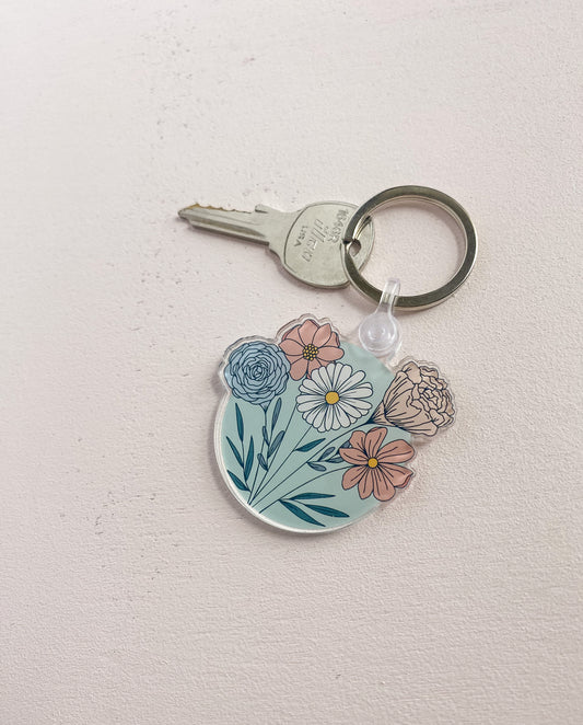 Floral Keychain